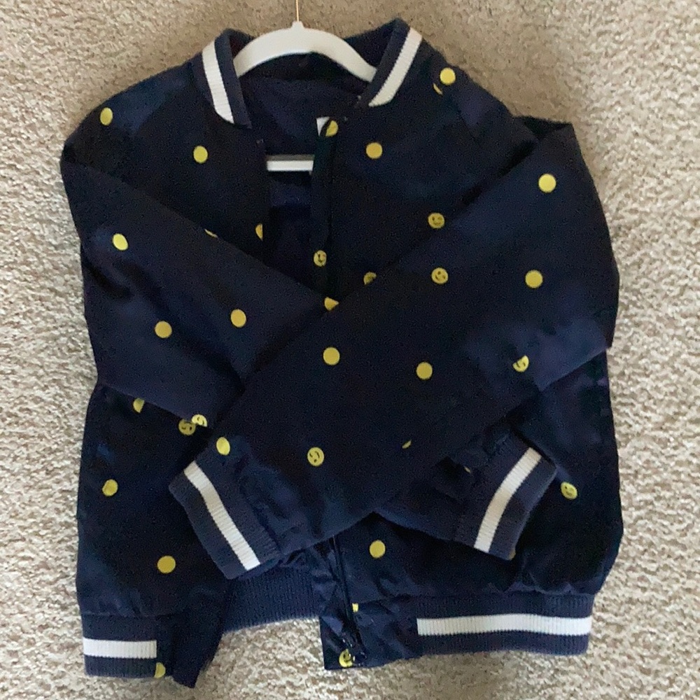 Smiley face kids jacket